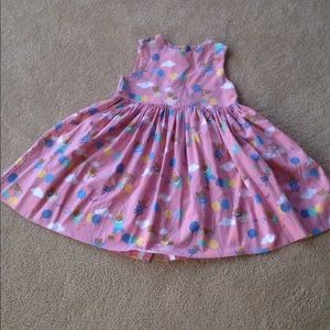 Pink cloud dress for girls